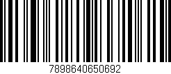 Código de barras (EAN, GTIN, SKU, ISBN): '7898640650692'