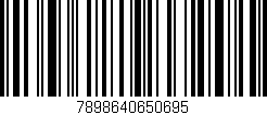 Código de barras (EAN, GTIN, SKU, ISBN): '7898640650695'