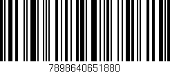 Código de barras (EAN, GTIN, SKU, ISBN): '7898640651880'