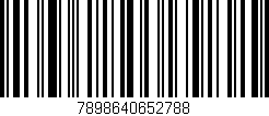 Código de barras (EAN, GTIN, SKU, ISBN): '7898640652788'