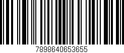 Código de barras (EAN, GTIN, SKU, ISBN): '7898640653655'