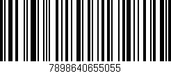 Código de barras (EAN, GTIN, SKU, ISBN): '7898640655055'
