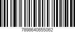 Código de barras (EAN, GTIN, SKU, ISBN): '7898640655062'