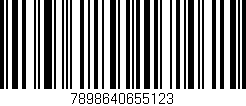 Código de barras (EAN, GTIN, SKU, ISBN): '7898640655123'