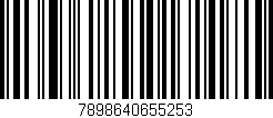 Código de barras (EAN, GTIN, SKU, ISBN): '7898640655253'