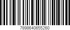 Código de barras (EAN, GTIN, SKU, ISBN): '7898640655260'