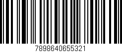 Código de barras (EAN, GTIN, SKU, ISBN): '7898640655321'