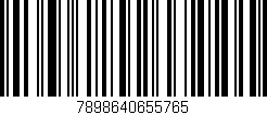 Código de barras (EAN, GTIN, SKU, ISBN): '7898640655765'
