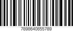 Código de barras (EAN, GTIN, SKU, ISBN): '7898640655789'