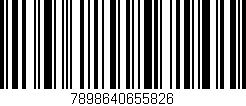 Código de barras (EAN, GTIN, SKU, ISBN): '7898640655826'