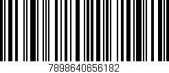 Código de barras (EAN, GTIN, SKU, ISBN): '7898640656182'