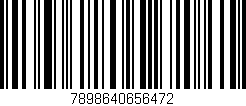 Código de barras (EAN, GTIN, SKU, ISBN): '7898640656472'