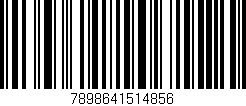 Código de barras (EAN, GTIN, SKU, ISBN): '7898641514856'