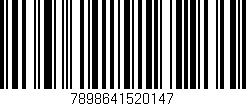 Código de barras (EAN, GTIN, SKU, ISBN): '7898641520147'