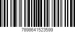 Código de barras (EAN, GTIN, SKU, ISBN): '7898641523599'