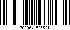 Código de barras (EAN, GTIN, SKU, ISBN): '7898641526521'