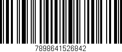 Código de barras (EAN, GTIN, SKU, ISBN): '7898641526842'