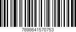 Código de barras (EAN, GTIN, SKU, ISBN): '7898641570753'