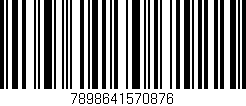 Código de barras (EAN, GTIN, SKU, ISBN): '7898641570876'