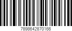 Código de barras (EAN, GTIN, SKU, ISBN): '7898642870166'