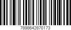 Código de barras (EAN, GTIN, SKU, ISBN): '7898642870173'