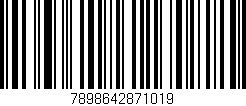 Código de barras (EAN, GTIN, SKU, ISBN): '7898642871019'