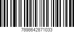 Código de barras (EAN, GTIN, SKU, ISBN): '7898642871033'