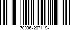 Código de barras (EAN, GTIN, SKU, ISBN): '7898642871194'