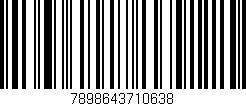 Código de barras (EAN, GTIN, SKU, ISBN): '7898643710638'