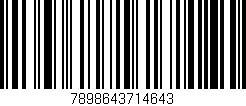 Código de barras (EAN, GTIN, SKU, ISBN): '7898643714643'