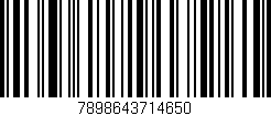 Código de barras (EAN, GTIN, SKU, ISBN): '7898643714650'