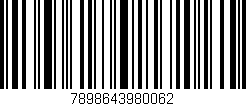 Código de barras (EAN, GTIN, SKU, ISBN): '7898643980062'