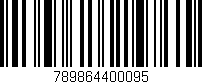 Código de barras (EAN, GTIN, SKU, ISBN): '789864400095'
