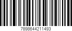 Código de barras (EAN, GTIN, SKU, ISBN): '7898644211493'