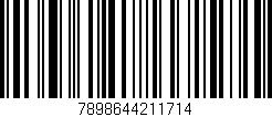 Código de barras (EAN, GTIN, SKU, ISBN): '7898644211714'