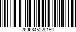 Código de barras (EAN, GTIN, SKU, ISBN): '7898645220159'