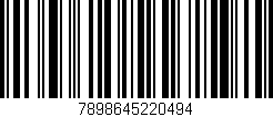 Código de barras (EAN, GTIN, SKU, ISBN): '7898645220494'