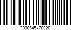 Código de barras (EAN, GTIN, SKU, ISBN): '7898645470820'