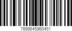 Código de barras (EAN, GTIN, SKU, ISBN): '7898645960451'