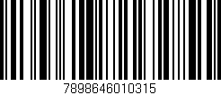 Código de barras (EAN, GTIN, SKU, ISBN): '7898646010315'