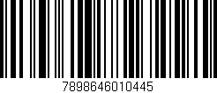 Código de barras (EAN, GTIN, SKU, ISBN): '7898646010445'