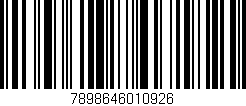 Código de barras (EAN, GTIN, SKU, ISBN): '7898646010926'