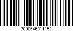Código de barras (EAN, GTIN, SKU, ISBN): '7898646011152'