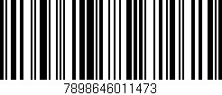 Código de barras (EAN, GTIN, SKU, ISBN): '7898646011473'
