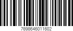 Código de barras (EAN, GTIN, SKU, ISBN): '7898646011602'