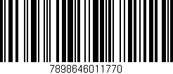 Código de barras (EAN, GTIN, SKU, ISBN): '7898646011770'