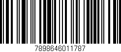 Código de barras (EAN, GTIN, SKU, ISBN): '7898646011787'