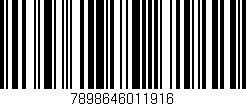 Código de barras (EAN, GTIN, SKU, ISBN): '7898646011916'