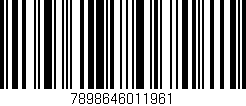Código de barras (EAN, GTIN, SKU, ISBN): '7898646011961'