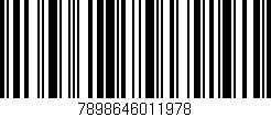 Código de barras (EAN, GTIN, SKU, ISBN): '7898646011978'